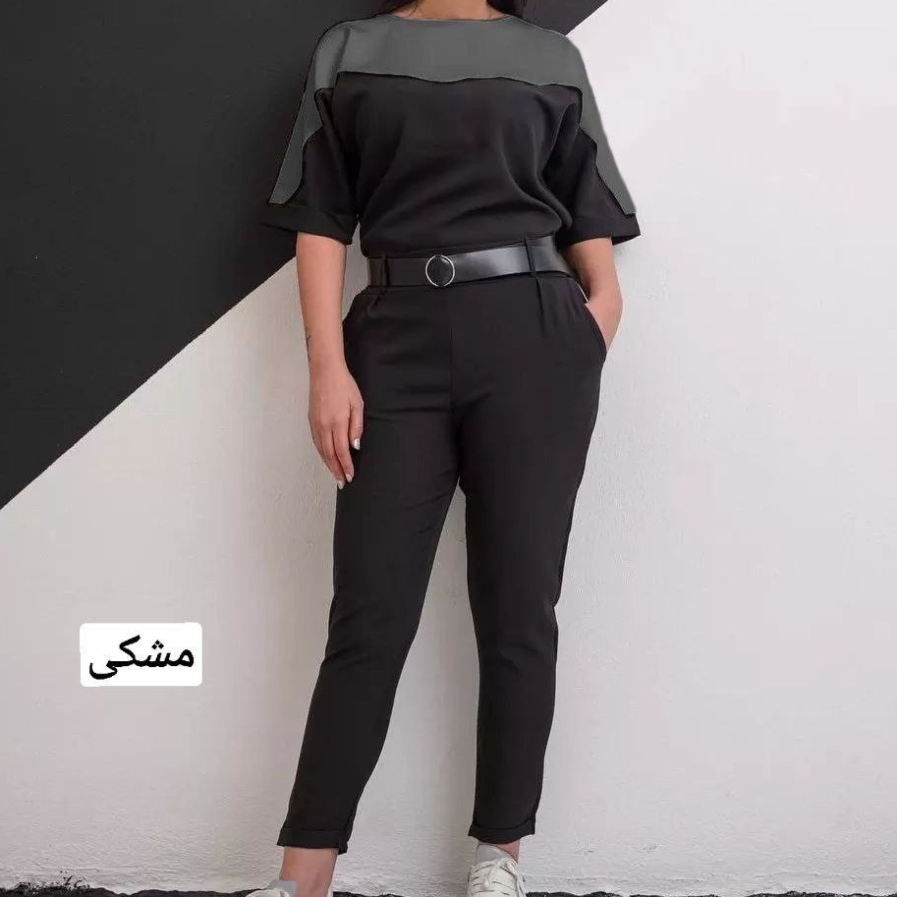 ست شومیز شلوار مازراتی گرم بالا