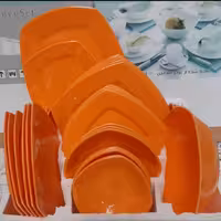 سرویس ملامین چهار گوش نشکن درجه یک