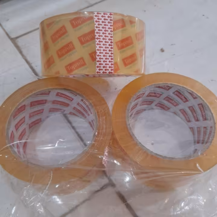 چسب 5 سانتی‌متری 90 یارد رازی هر عدد 24500 تومن جنس عالی 60 عدد در هر کارتون حداقل سفارش 1 کارتون