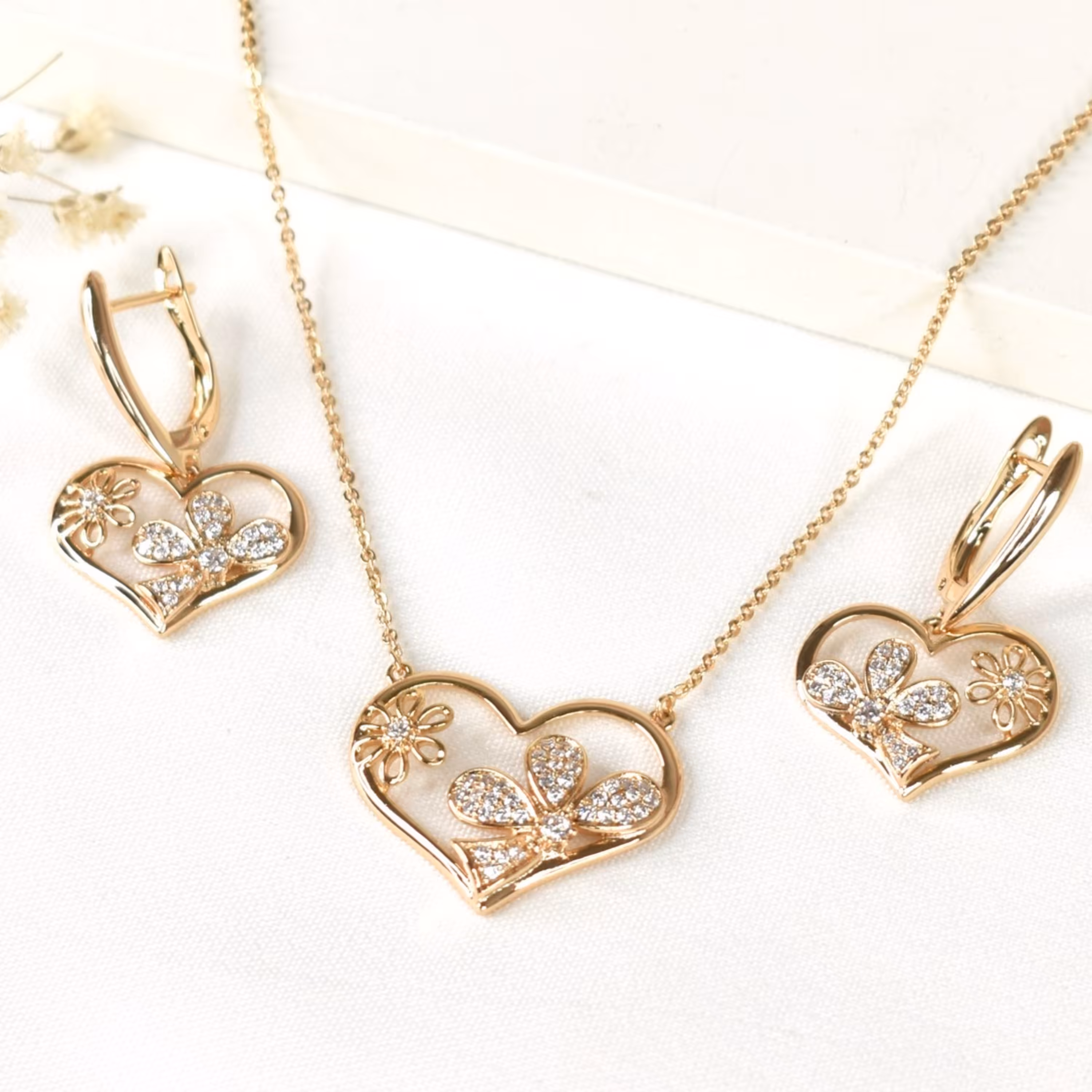 نیمست ژوپینگ قلب گلدار  با زنجیر  ژوپینگ کد7790