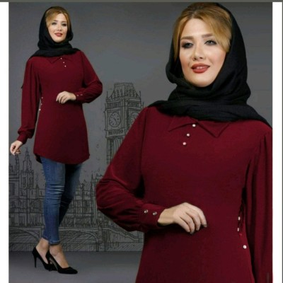 تونیک کرپ کش گرم بالا یاس باسایزبندی از 38 تا 50