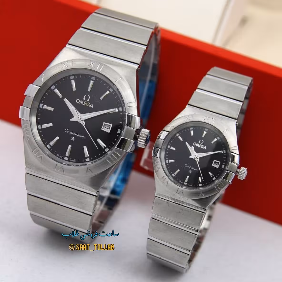 ساعت زنانه امگا کانسلیشن بند استیل Omega