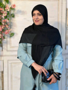 روسری نخی پلیسه