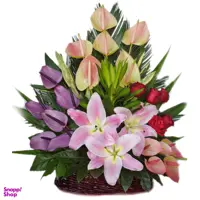 سبد گل گل آنلاین کد 013