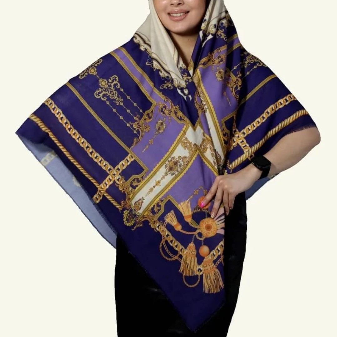 روسری مجلسی قواره 140 نخ خارجی