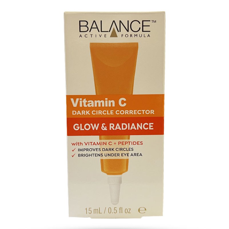 کرم دور چشم ویتامین C بالانس ضد چروک و تیرگی مدل Glow . Radiance حجم 15 میل