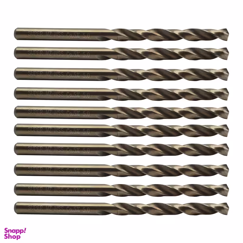 مته کبالت ام زد مدل YP-HSS-SIZE5 سایز 5 میلی متر مجموعه 10 عددی