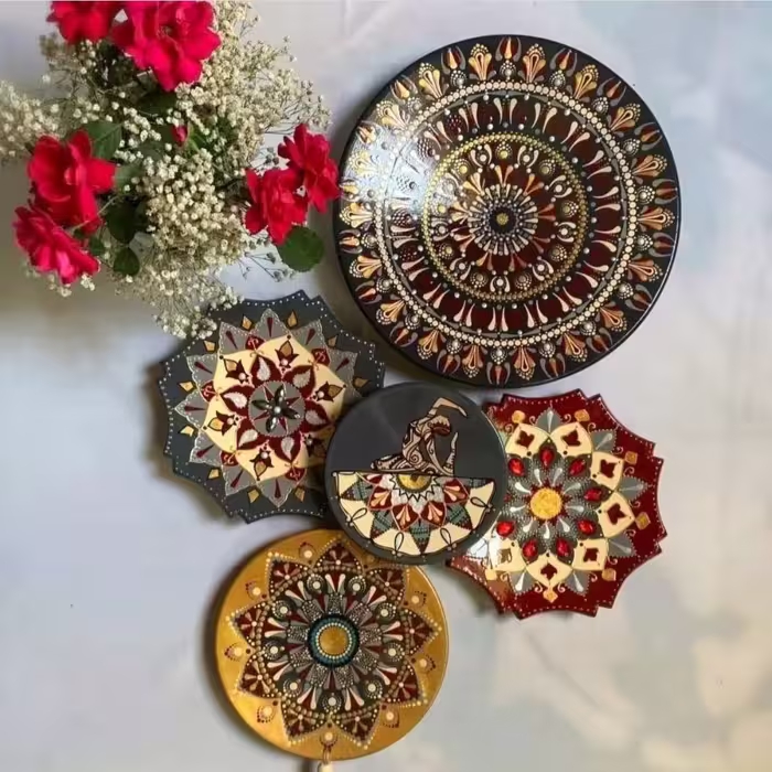 ست دیوارکوب سفالی طرح خاص 