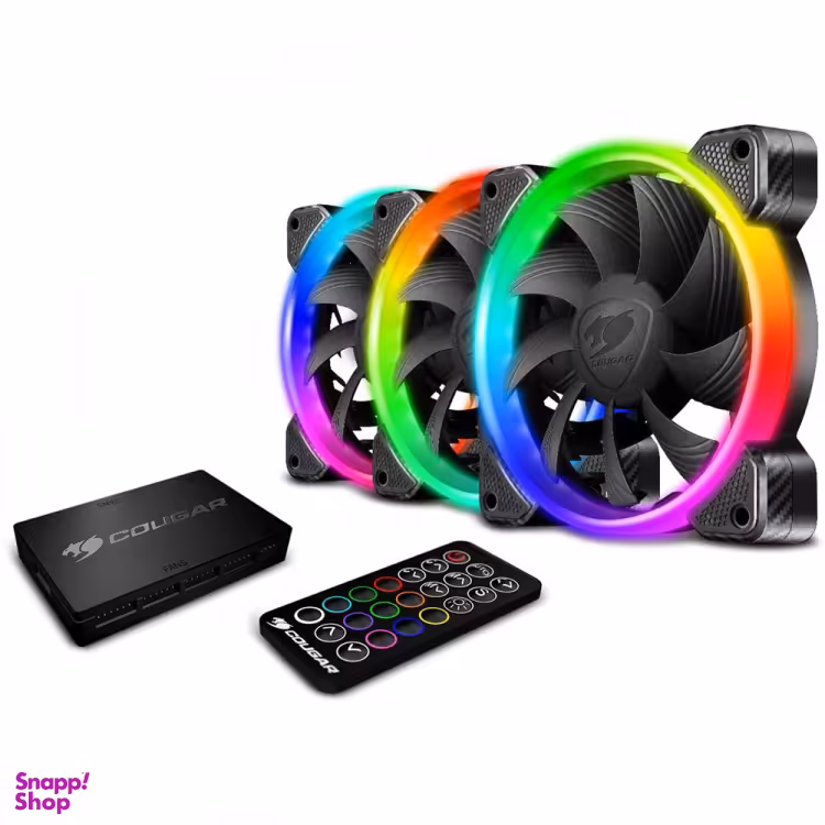 فن خنک کننده کیس کوگر مدل Cougar Vortex RGB HPB 120 - 3in1