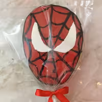 کوکی مردعنکبوتی خوراکی و دکوراتیو رویال آیسینگ باطعم وانیل،پرتقال،کاکائویی وجینجرباروکش آیسینگ و فوندانت با بسته بندی