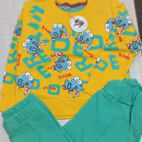 بلوز شلوار اسپرت بچگانه طرح آبنبات خور