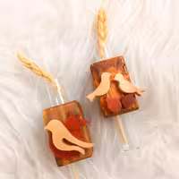 مگنت چوبی دستساز، ساخته شده با هنر معرق (پس کرایه)