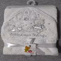 ست دوتکه حوله و لیف گلدوزی پرنس خرس و قلعه