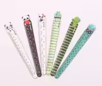 خط کش چوبی پاندا و کاکتوس