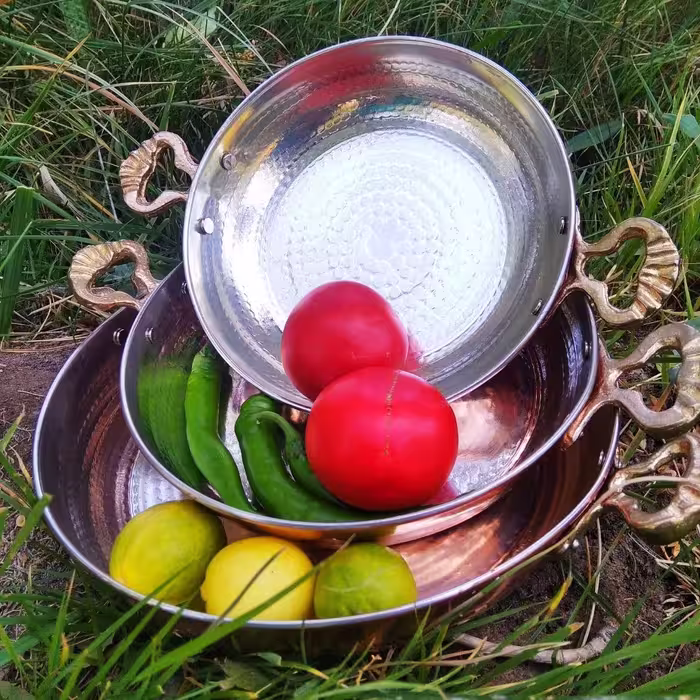 تابه مسی ست 3 تایی