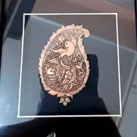 قلم زنی روی مس