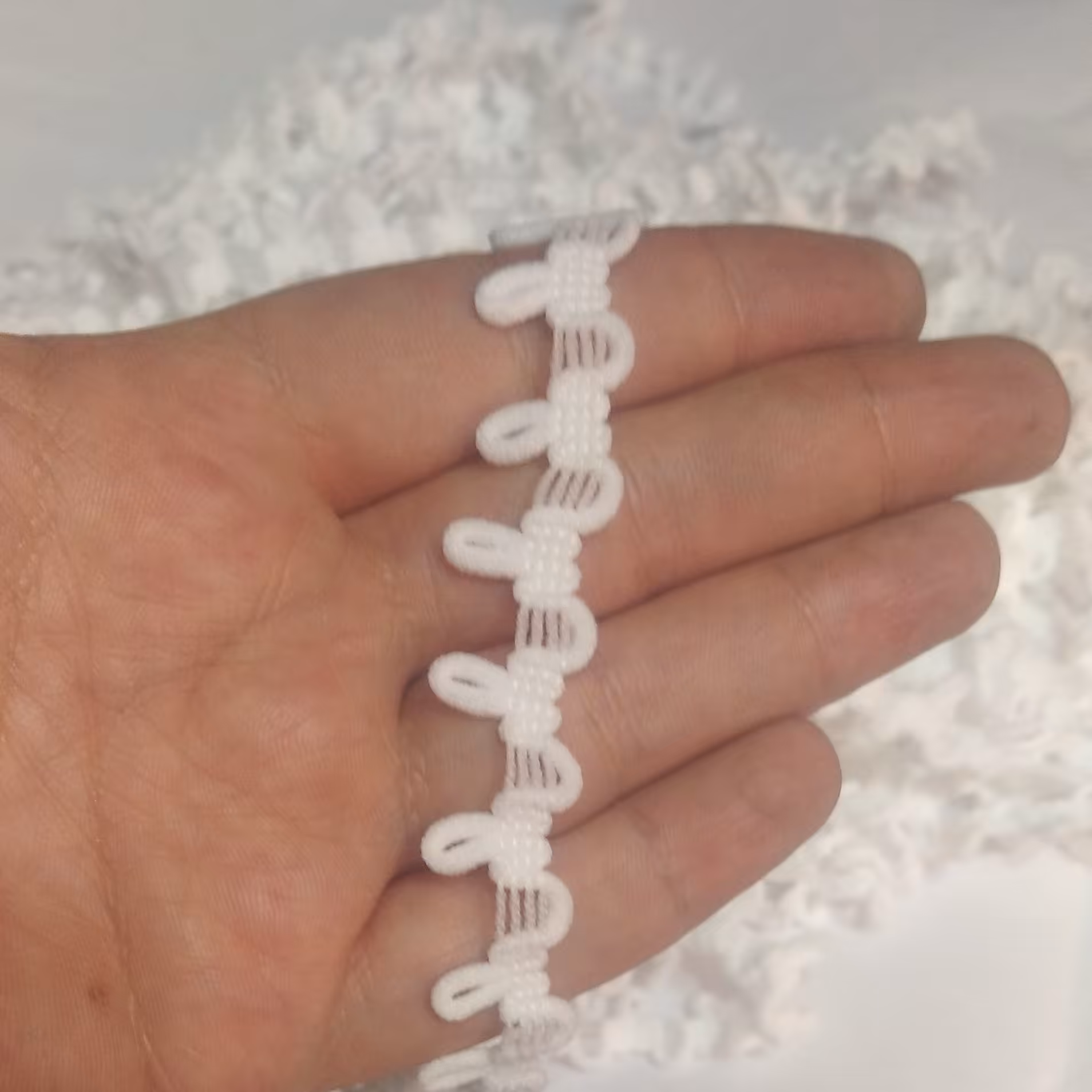 نوار بندینک سفید 1متر