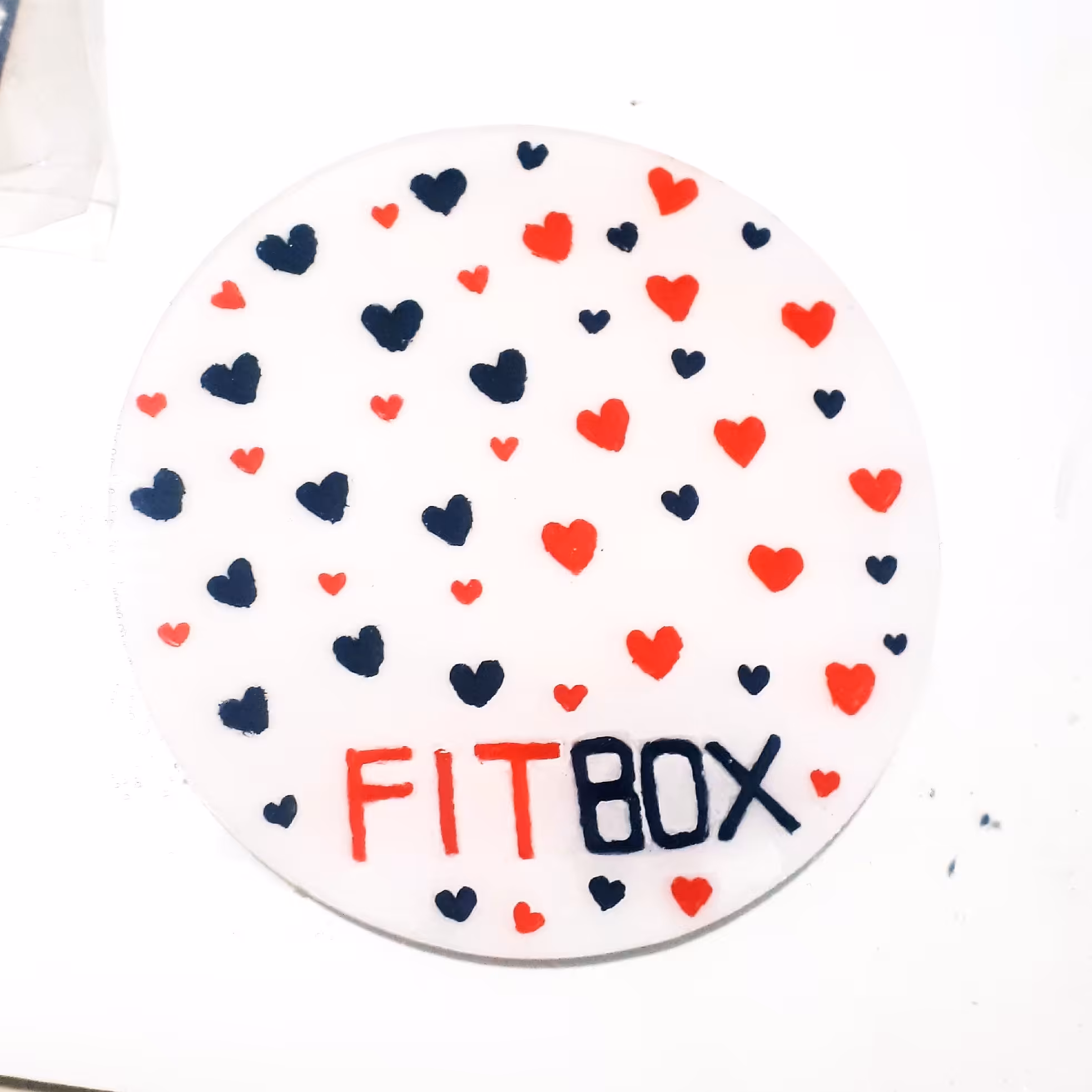 زیر لیوانی رزینی دستساز  قطر 10 سانت با طرح سفارشی