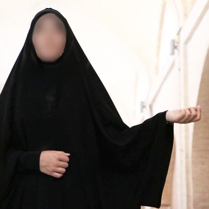 چادر یاسمین جنس پارچه کن کن