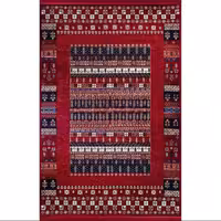 گبه ماشینی افرند زمینه لاکی کد 56831 (یک و نیم متری)