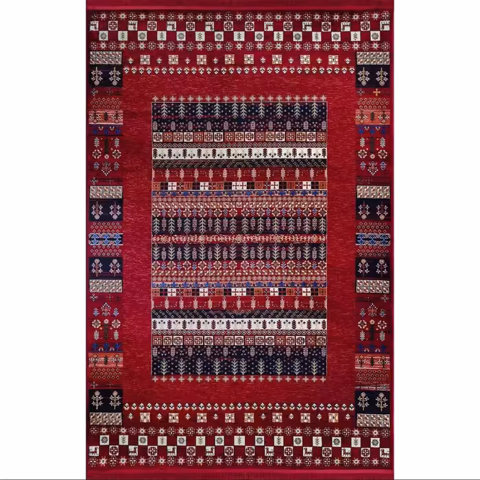 گبه ماشینی افرند زمینه لاکی کد 56831 (یک و نیم متری)