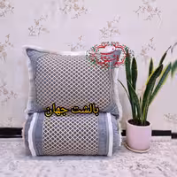 پشتی لوزی طوسی 