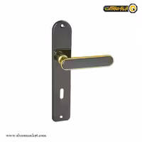 دستگیره پلاک دلتا کلیدی مدادی و زرد مدل K-121