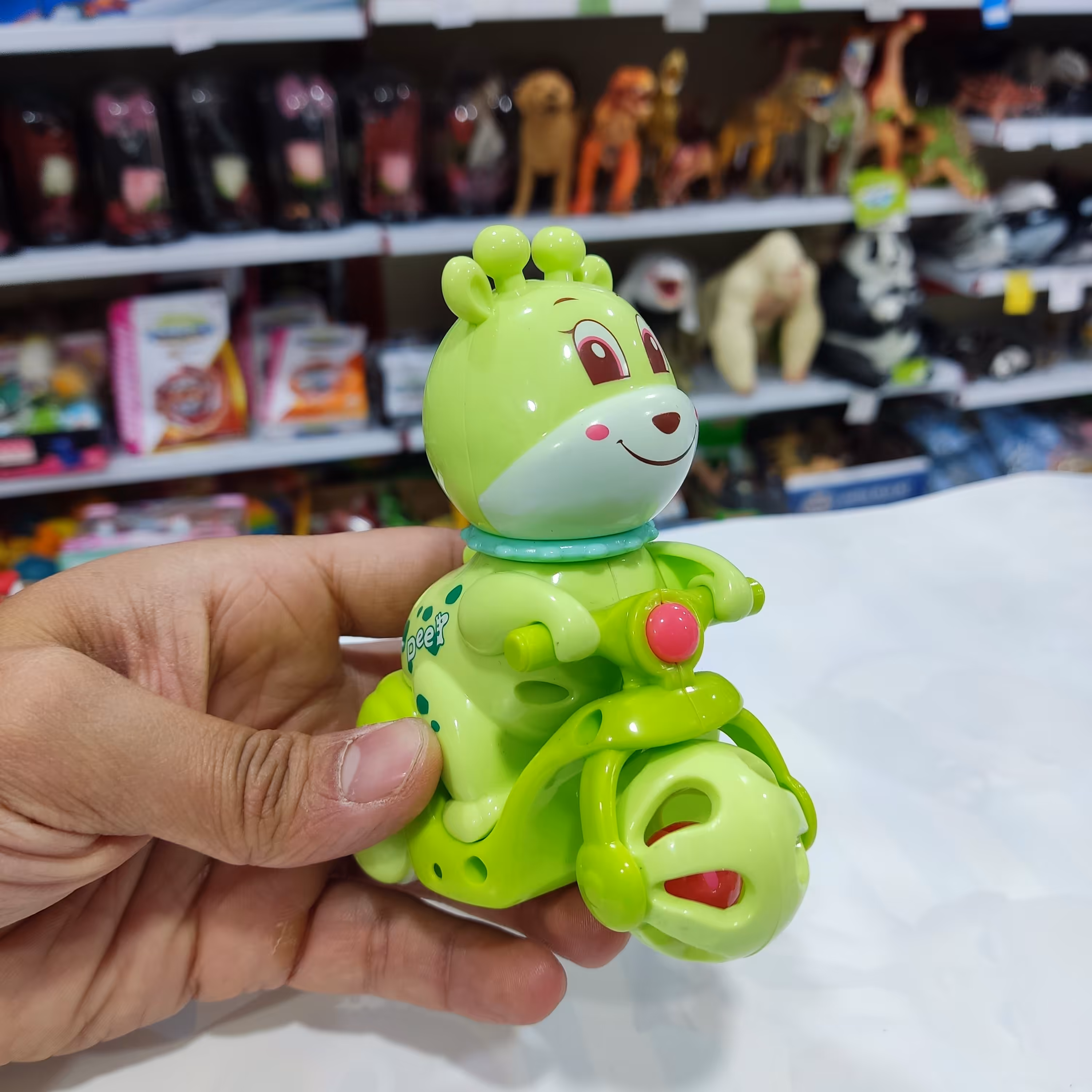 اسباب بازی قدرتی حیوانات موتور سوار