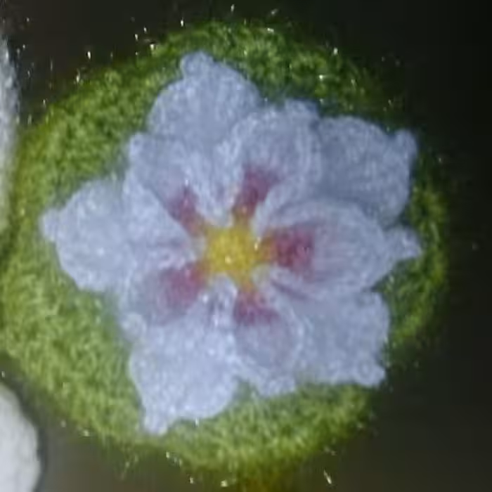 اسکاج دست بافت طرح گل برجسته