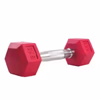 دمبل شش ضلعی 3 کیلوگرمی در بسته بندی 2 عددی