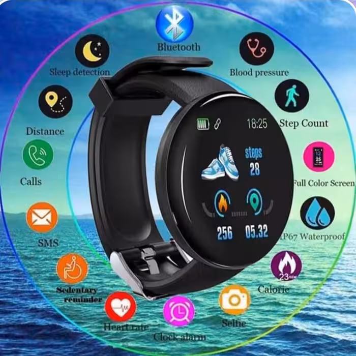 ساعت هوشمند اسپرت سری D18 معروف پر کاربرد 