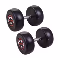 دمبل گرد 25 کیلویی استپ دار Record بسته 2 عددی