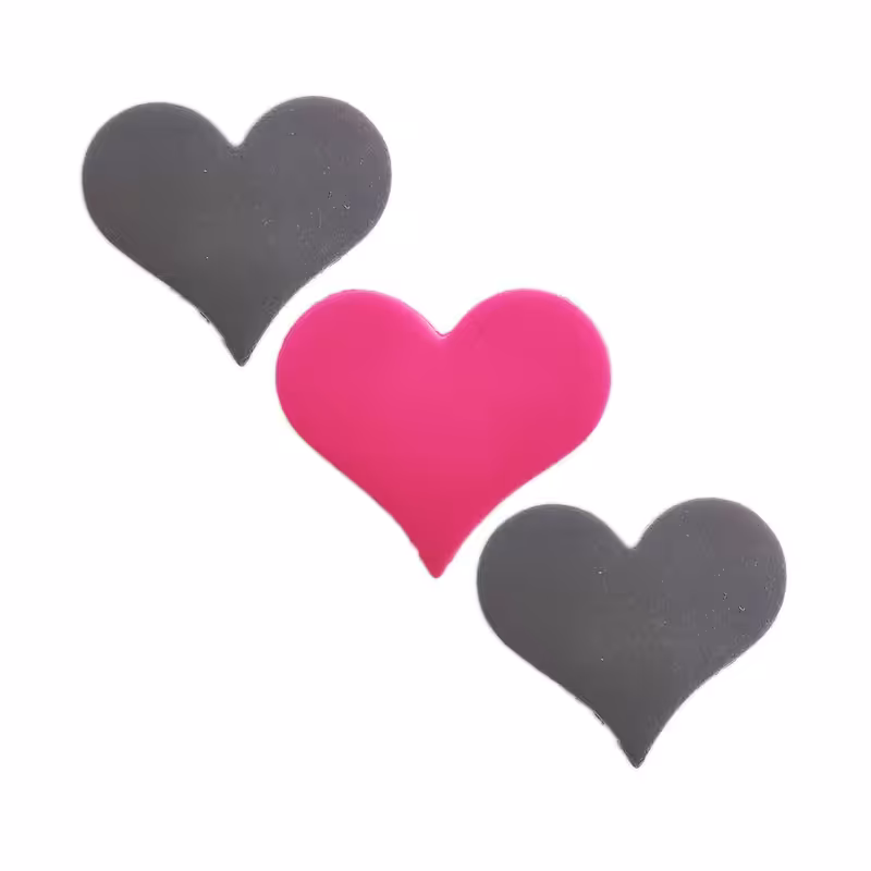 مگنت طرح قلب عاشقانه کد MK206 مجموعه 3 عددی