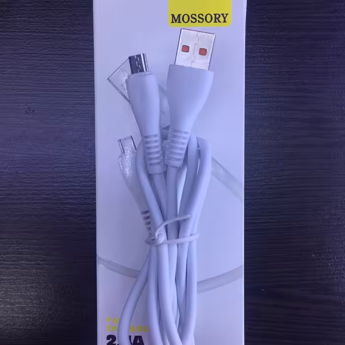 کابل شارژ اندرویدی MICRO  برند MOSSORY  مدلC-02V
