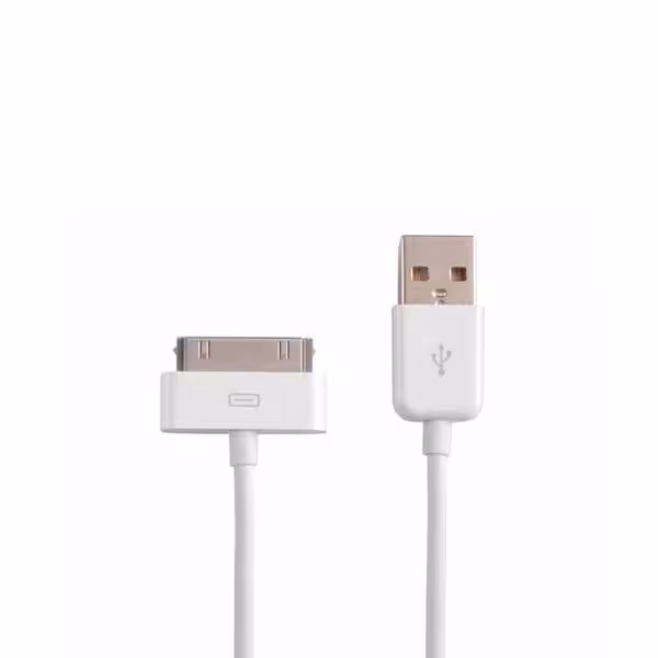 کابل شارژ و دیتا آیفون 4 اورجینال سفید