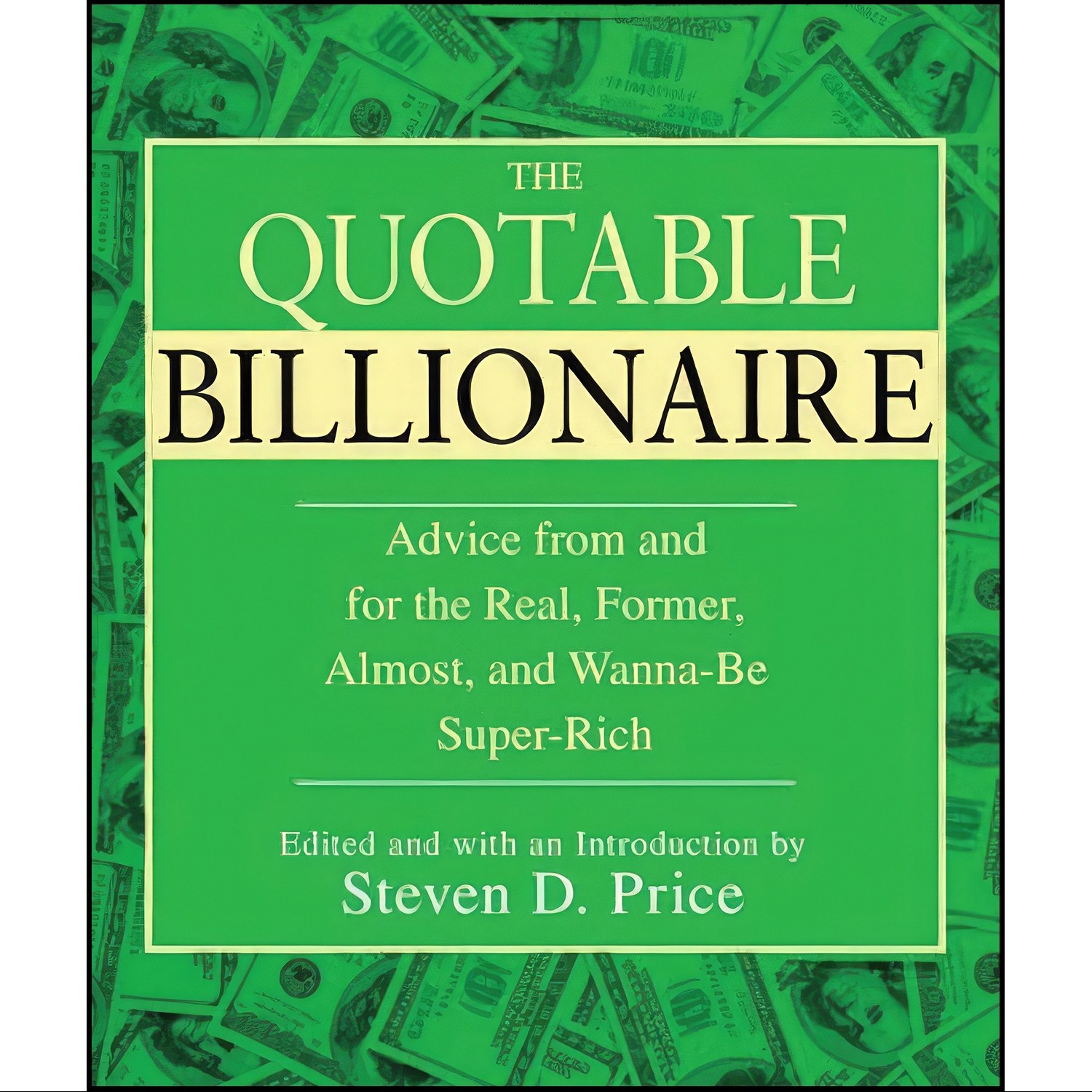کتاب زبان اصلی The Quotable Billionaire اثر Steven D Price