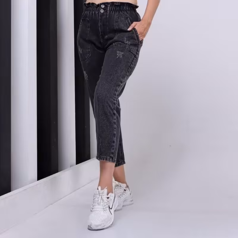 شلوار لی مام استایل (ارسال رایگان)  از سایز 38 تا 50