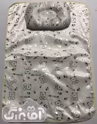 زیرانداز تعویض پوشک نقره کوب شیری کاراکو