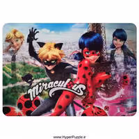 پازل دختر کفشدوزکی 70 تکه سایز A3