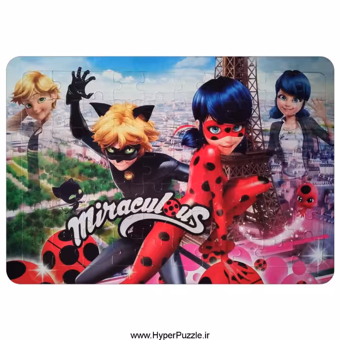 پازل دختر کفشدوزکی 70 تکه سایز A3