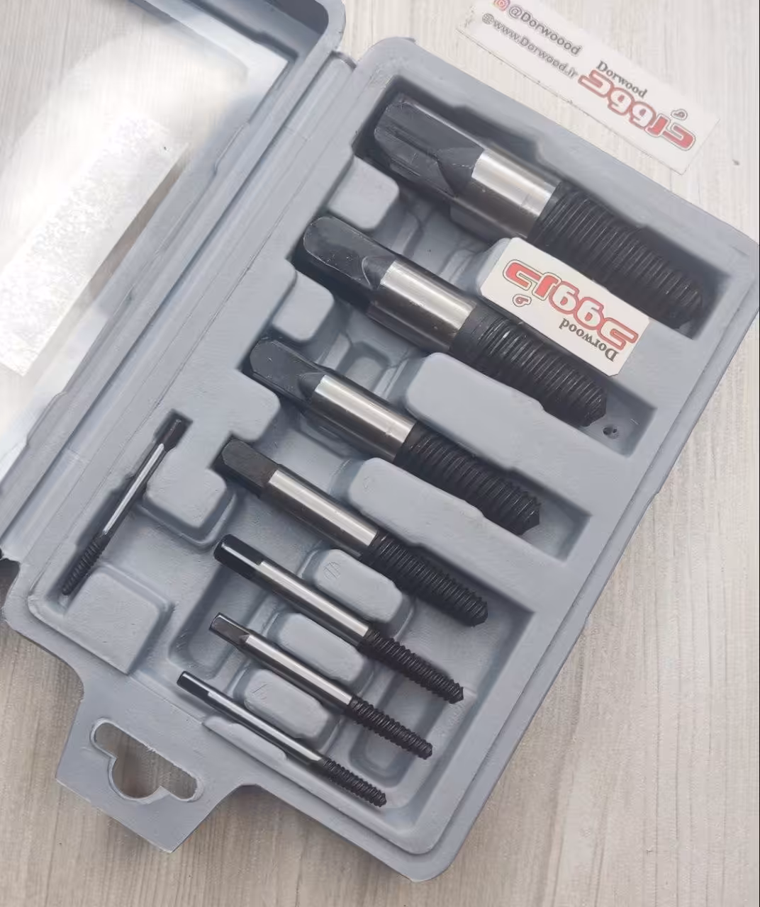 قلاویز چپ گرد 8 عددی سایز بزرگ