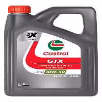 روغن و مکمل موتور GTX 3X CLEAN ULTRACLEAN 10W 40 A3 B4 4 لیتری بسته بندی جدید 2024 تولید لیتر Castrol