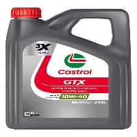 روغن و مکمل موتور GTX 3X CLEAN ULTRACLEAN 10W 40 A3 B4 4 لیتری بسته بندی جدید 2024 تولید لیتر Castrol
