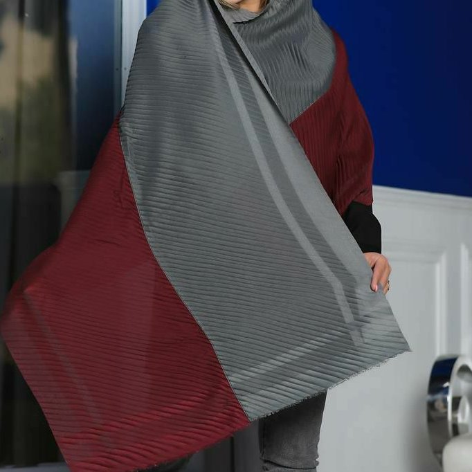 شال پلیسه نخی 2