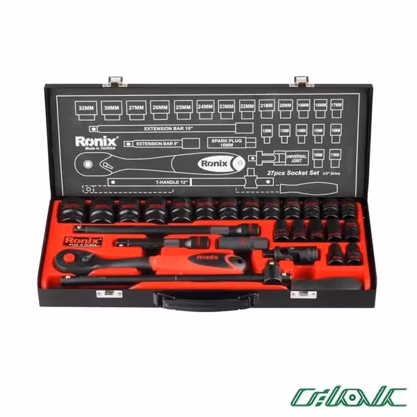 جعبه بکس رونیکس مدل RH-2627 (مجموعه 27 عددی)