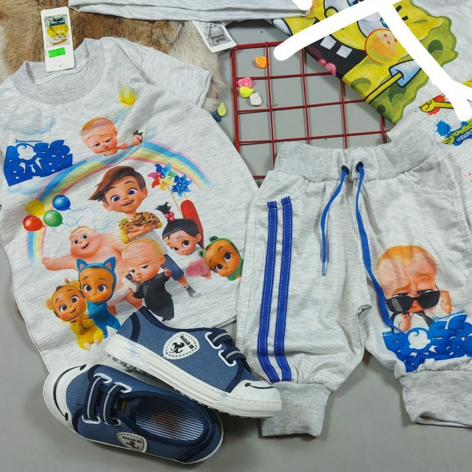 تیشرت و شلوارک بچه رییس سایز 4550