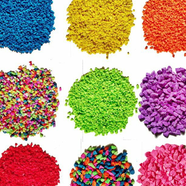 سنگ رنگی گلدان وباغچه500گرمی