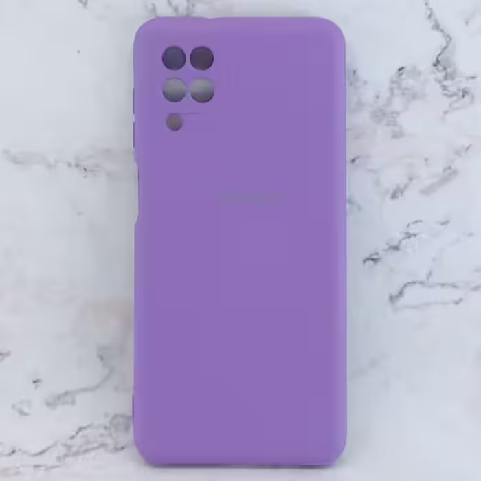 کاور سیلیکونی رنگی مدل TPN مناسب برای گوشی موبایل سامسونگ Galaxy A12 - نیلی کمرنگ