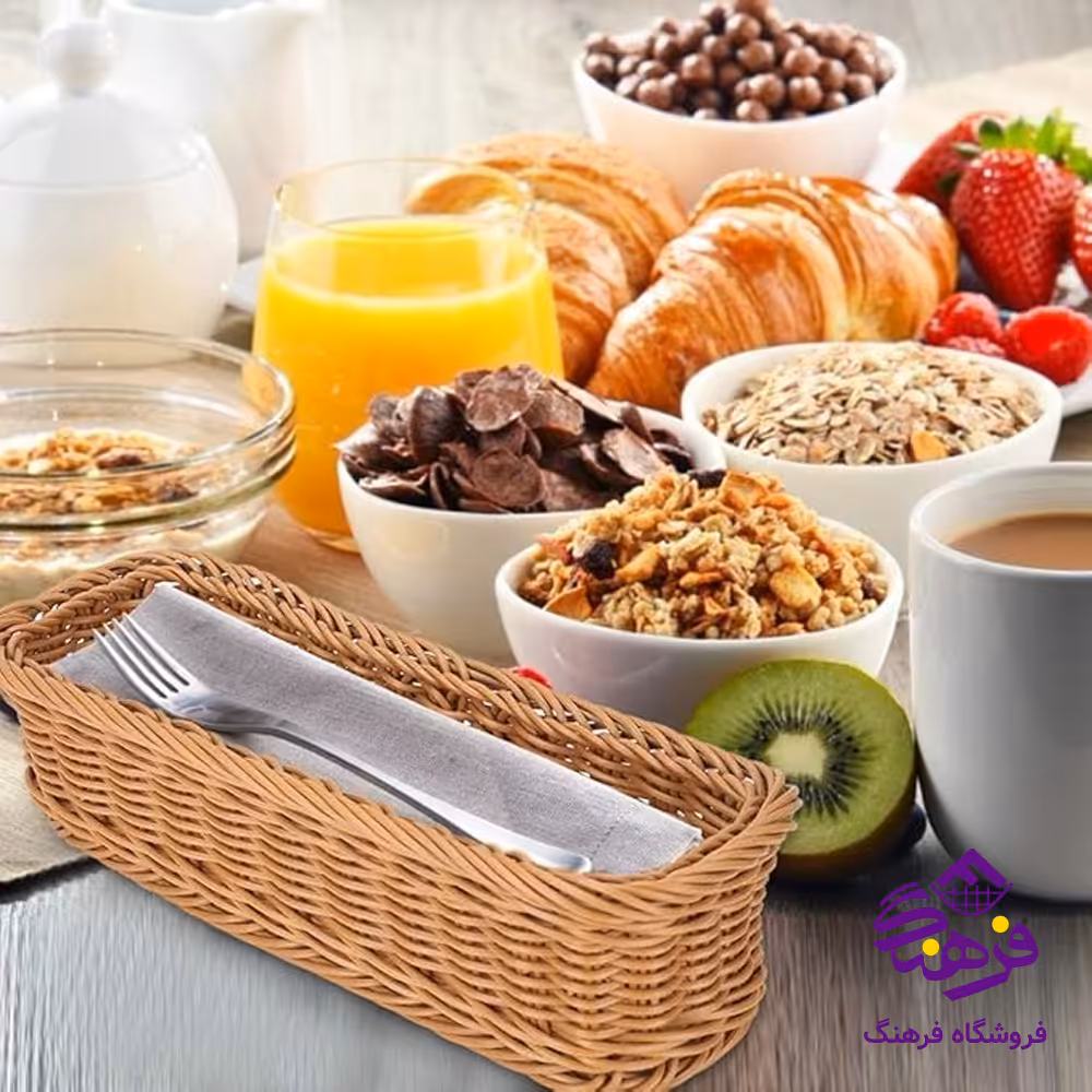 سبد بافت طرح بهار زیبا