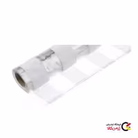 پرده کرکره ای حمام 53.240 سانتی‌متری مدل blind طرح راه راه سفید